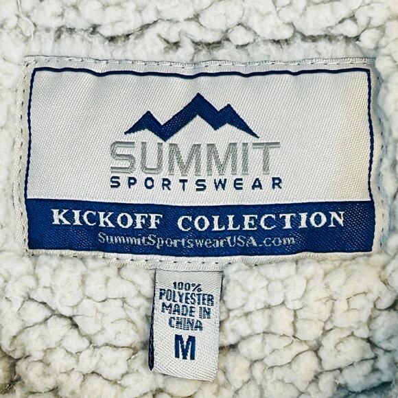 Iowa State Cyclones Mens M Sweater 1/4 Zip Fleece Summit Sportswear 100% Poly - Picture 5 of 7